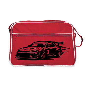 Car Racing Car - Retro Bag - red/white - Front