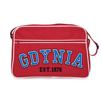 Gdynia Fondée en 1976 - Sac Retro - rouge/blanc - Devant
