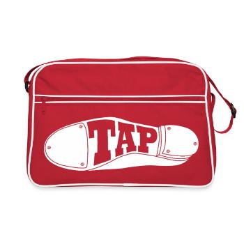 Claquettes Professeur de danse Danse Danse Danse Danse - Sac Retro - rouge/blanc - Devant