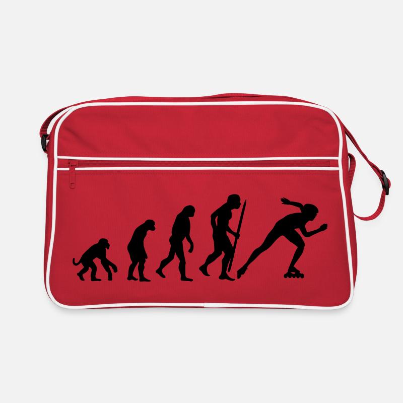 Evolution of inline speed skating Retro Tasche