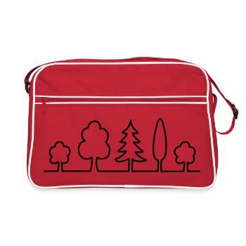 tree - Retro Bag - red/white - Front