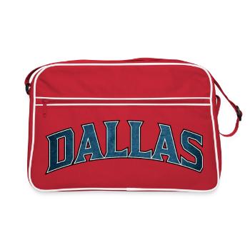 Dallas Arc Blue Vintage - Retro Bag - red/white - Front