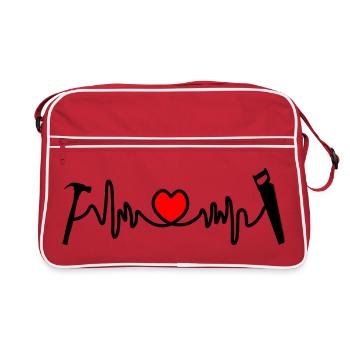 Logo for carpenter carpenter - Retro Bag - red/white - Front