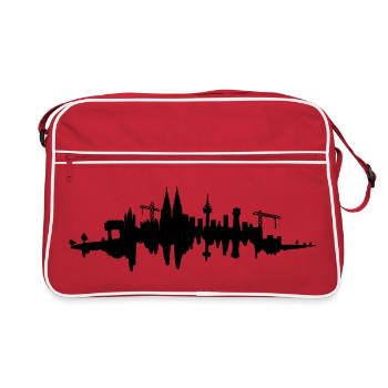 Horizon de Cologne - Sac Retro - rouge/blanc - Devant