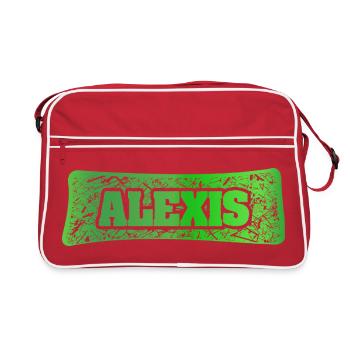 Alexis - Sac Retro - rouge/blanc - Devant