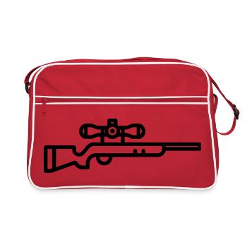 Sniper - Sac Retro - rouge/blanc - Devant