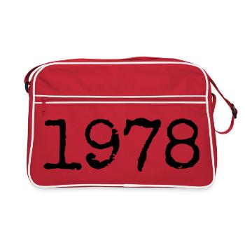 Legendary since 1978 - Retro Bag - red/white - Front