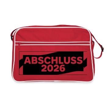 Conception simple d’Abi - Sac Retro - rouge/blanc - Devant
