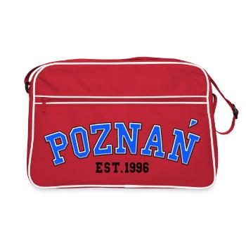  Poznań Est. 1996 - Retro Bag - red/white - Front