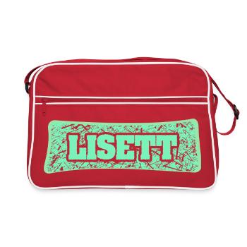 Lisett - Sac Retro - rouge/blanc - Devant