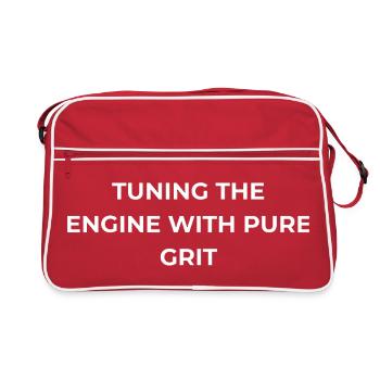 Hobby Farmer Pure Grit - Retro Bag - red/white - Front