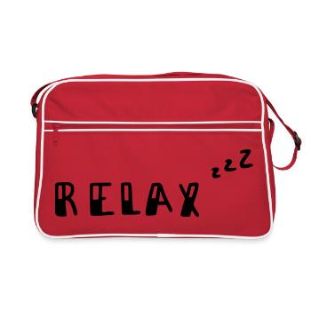 Relax - Retro Tasche - Rot/Weiß - Vorne