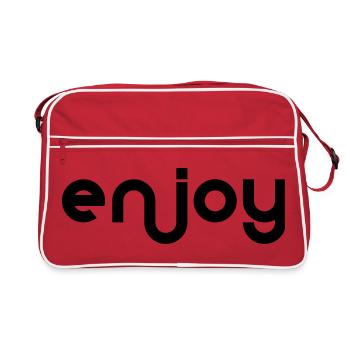 Enjoy - Retro Bag - red/white - Front