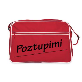 Poztupimi - Sac Retro - rouge/blanc - Devant
