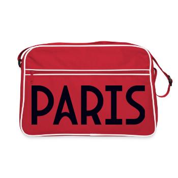 Paris - Retro Bag - red/white - Front