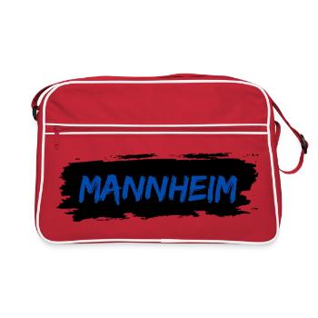 Mannheim - Sac Retro - rouge/blanc - Devant