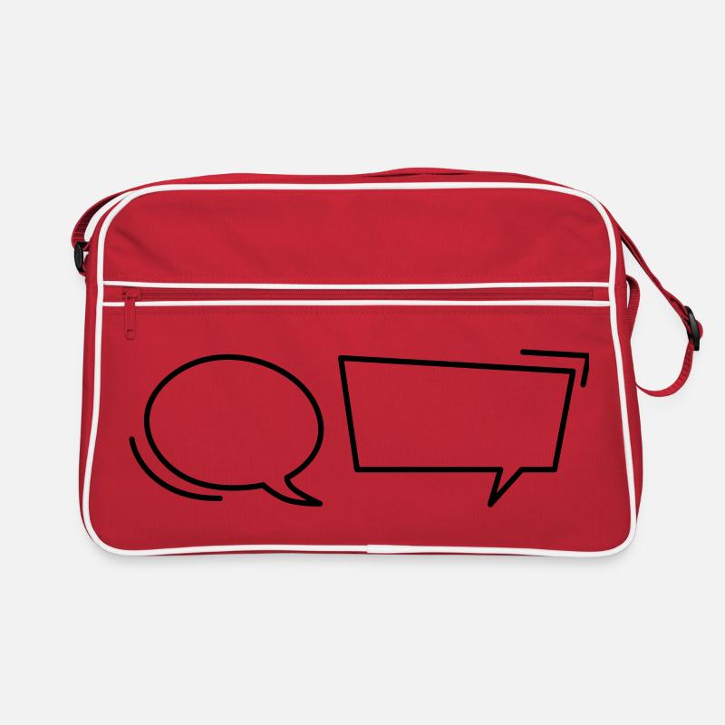 Comic Sprechblasen Retro Tasche
