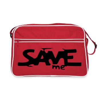 Sauve-moi - Sac Retro - rouge/blanc - Devant