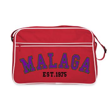Malaga Est. 1975 - Sac Retro - rouge/blanc - Devant