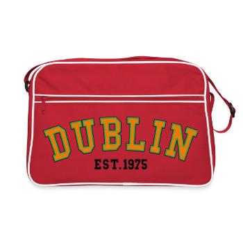 Cité de Dublin 1975 - Sac Retro - rouge/blanc - Devant