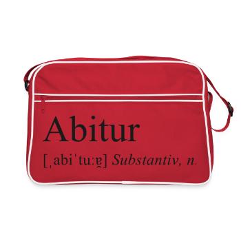 Lexicon Abitur - Retro Bag - red/white - Front