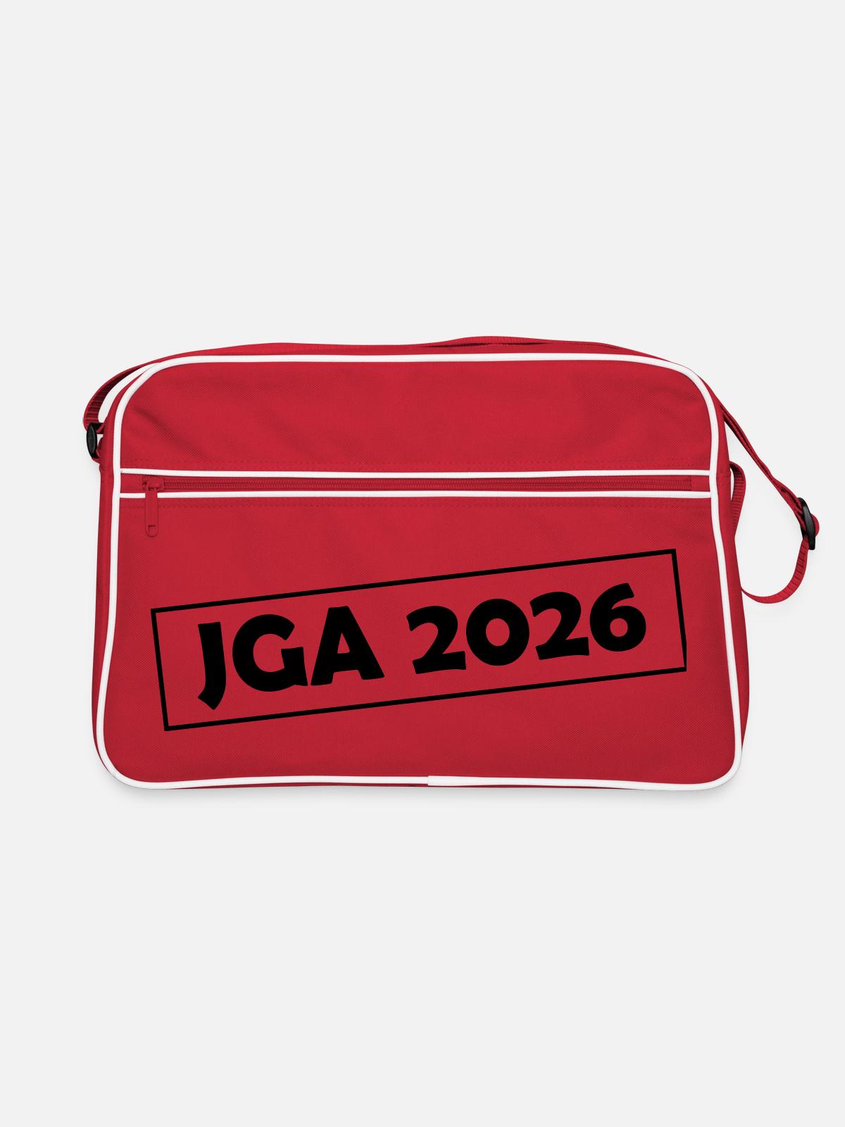 JGA 2026 - Retro Bag - red/white - Front