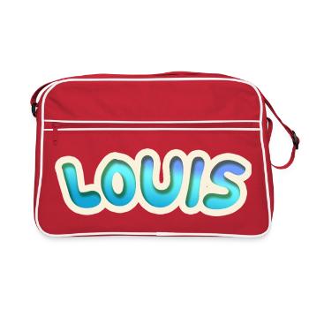 Job Louis - Retro Bag - red/white - Front