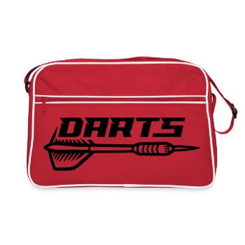 Dart Darts - Retro Bag - red/white - Front