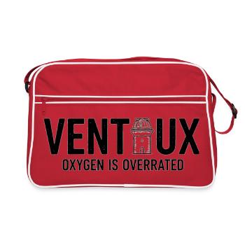 Ventoux Oxygen Is Overrated Cycling Design - Retro Bag - red/white - Front