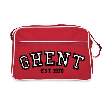 Gand Fondé en 1976 - Sac Retro - rouge/blanc - Devant