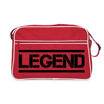 Légende, - Sac Retro - rouge/blanc - Devant