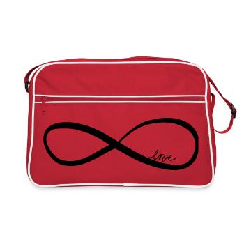 amour pour toujours - Sac Retro - rouge/blanc - Devant
