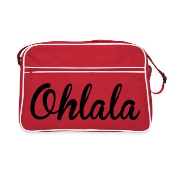 Ohlala / France / Paris / Mode / French / Luxe - Sac Retro - rouge/blanc - Devant