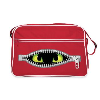 Monster in mir - Retro Tasche - Rot/Weiß - Vorne