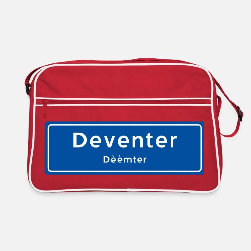 Panneau de nom de lieu Deventer Sac Retro