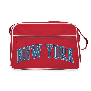 New York Arc Lettering - Retro Bag - red/white - Front