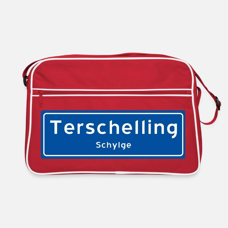 Terschelling place name sign Retro Bag