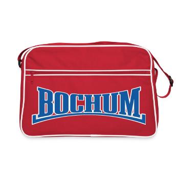 Bochum - Retro Tasche - Rot/Weiß - Vorne