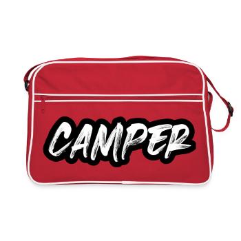 Camping-car camping-car camping-car - Sac Retro - rouge/blanc - Devant