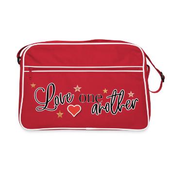 Love Another Heart - Retro Bag - red/white - Front