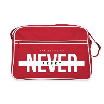 Die Klassiker setzen sich nie zurück | Spielbekleidung - Retro Tasche - Rot/Weiß - Vorne
