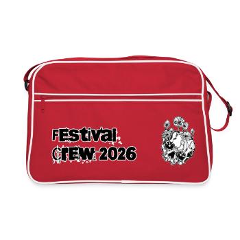 Équipe du Festival 2026 // Festival // Champignons - Sac Retro - rouge/blanc - Devant