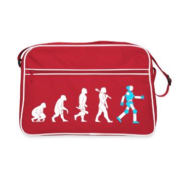 GPT Artificial Intelligence - Retro Bag - red/white - Front