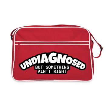 Undiagnosed: Something Ain't Right - Retro Bag - red/white - Front