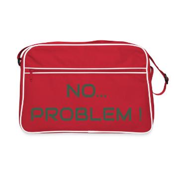 Pas de problème ! L’ambiance d’attitude - Sac Retro - rouge/blanc - Devant