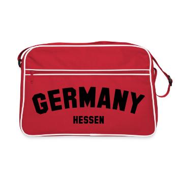 HESSEN - Sac Retro - rouge/blanc - Devant