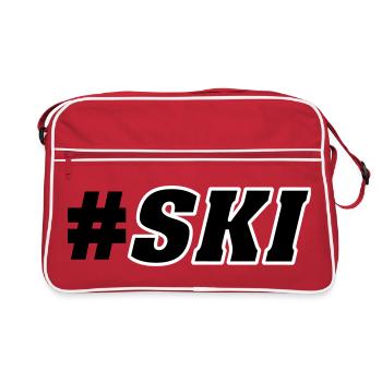 Ski Piste - Sac Retro - rouge/blanc - Devant