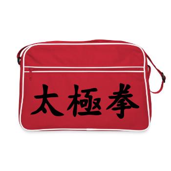 Tai Ji Quan Schrift - Sac Retro - rouge/blanc - Devant