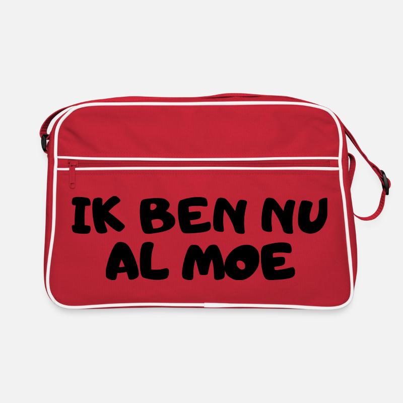 Ich bin schon müde Retro Tasche