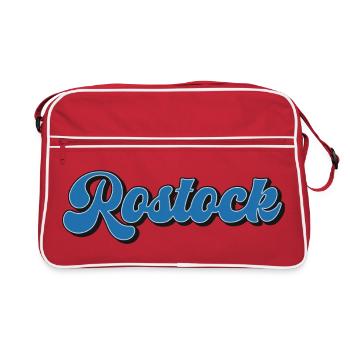 Rostock - Sac Retro - rouge/blanc - Devant